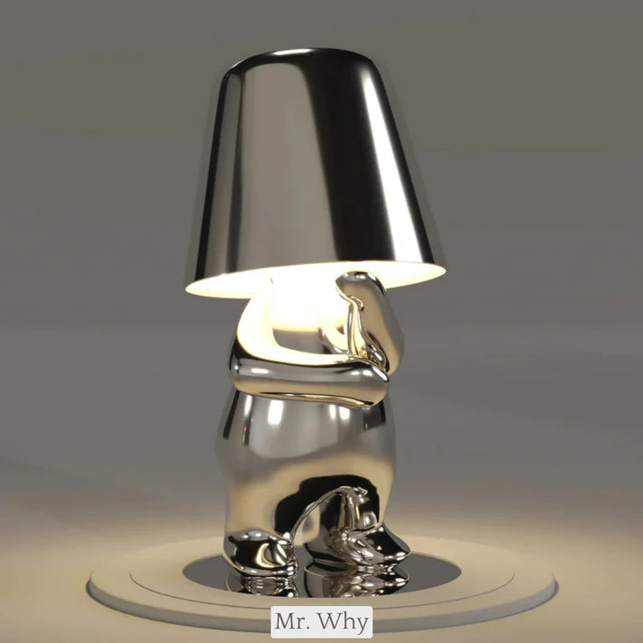 Mr. Why Crystal Table Lamp