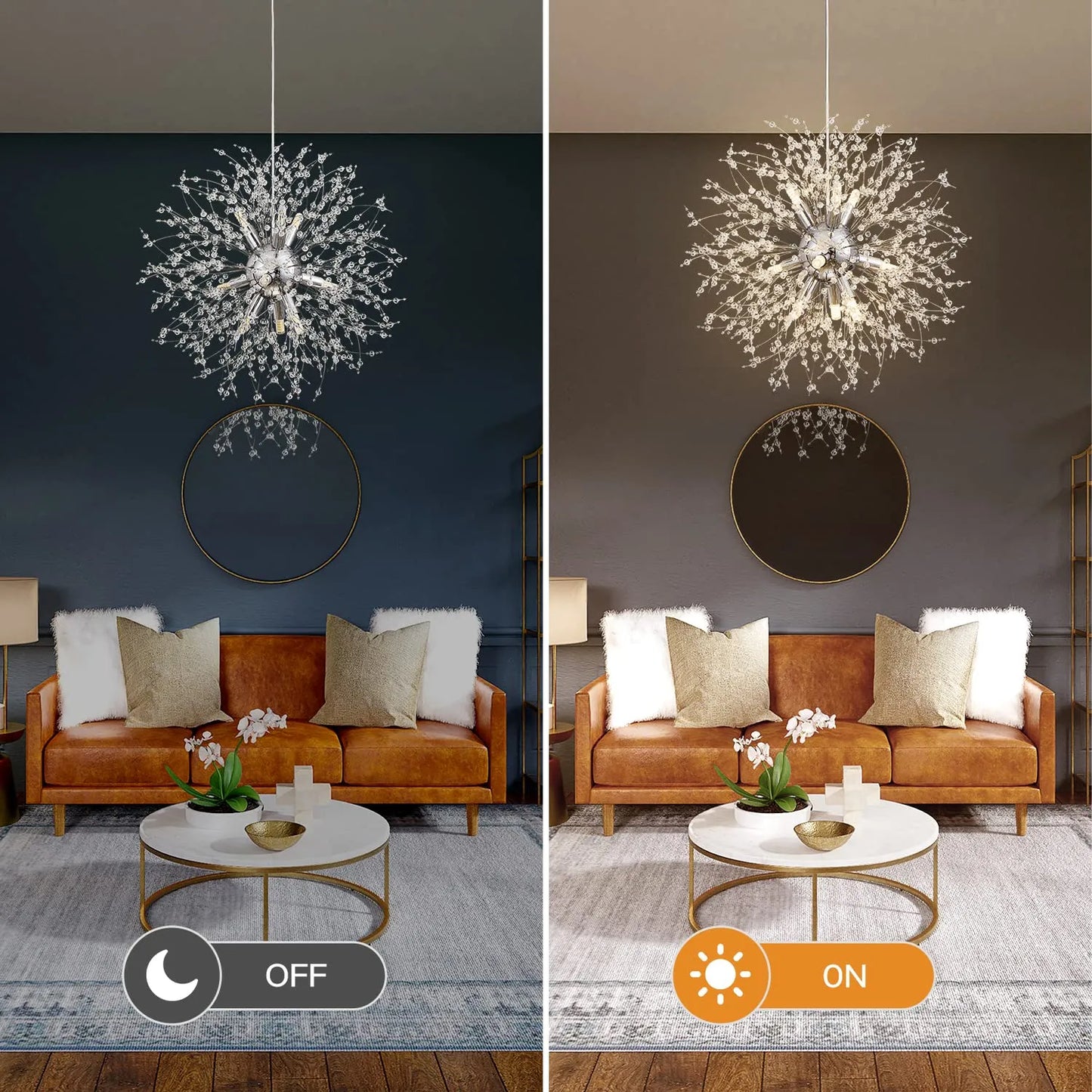 spark-ball-chandelier