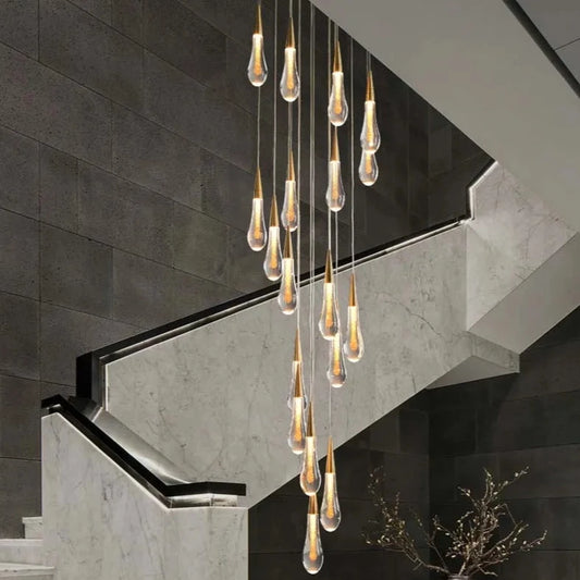 staircase-chandelier-lighting